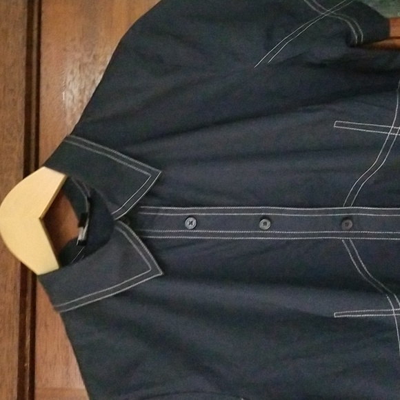 J Crew regenerative cotton shirt dress. Worn once. 49 inches shoulder to bottom - Picture 2 of 5